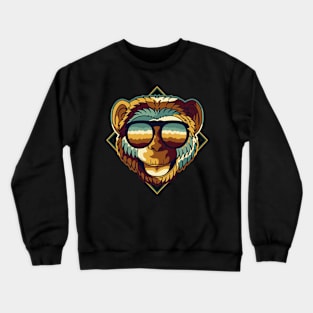 Cool monkey Crewneck Sweatshirt